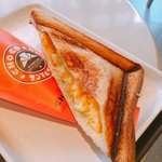 サンマルクカフェ - 海老たまごサンドとチョコクロ