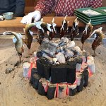 柳家 - 落ち鮎の塩焼き