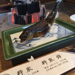 柳家 - 落ち鮎の塩焼き