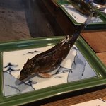 柳家 - 落ち鮎の塩焼き