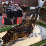柳家 - 落ち鮎の塩焼き