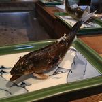 柳家 - 落ち鮎の塩焼き
