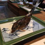 柳家 - 落ち鮎の塩焼き
