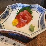 柳家 - 桜鱒のお刺身　鱒子添え