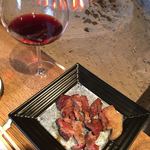 柳家 - 猪肉のロース炭火焼き　マスタード添え