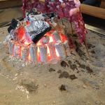 柳家 - 熊肉の肩ロース炭火焼き