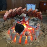 柳家 - 鹿肉ロース炭火焼き