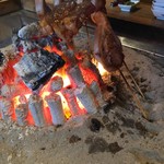 柳家 - 鹿肉ロース炭火焼き