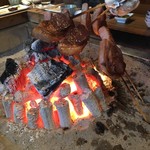 柳家 - 鹿肉ロース炭火焼き