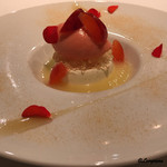 カーサ・デル・チーボ - ゴージャスアップルのソルベとラフランスのスープ