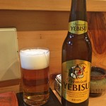 江戸前晋作 - ヱビスビール（小瓶）