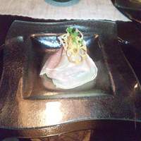 藤右ェ門 栄 - ホタルイカと春野菜の生ハム仕立て