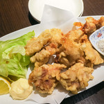 ひなたうどん - 「とり天」（700円）。ついつい頼んじゃう。これも絶品！