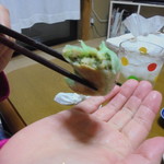 チャウチャウ - 肉汁がたれてくる