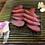 度小月 - 古早味烤香腸(昔ながらの焼き台湾ソーセージ)NT$120≒452円