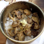 別邸 三く 中華き蕎麦 萃 - あさりめし