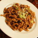 中華美食府 - 食べ飲み放題２．５時間（３，７５８円）の『豚肉の細切り味噌炒め』２０１７年１１月