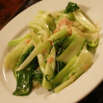 中華美食府 - 食べ飲み放題２．５時間（３，７５８円）の『カニと青梗菜炒め』２０１７年１１月