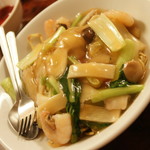 中華美食府 - 食べ飲み放題２．５時間（３，７５８円）の『五目焼きそば』２０１７年１１月