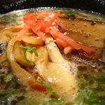 麺Dining セロリの花 - 豚こく厚切り炙りチャーシュー麺　６９０円