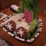 銀座 らん月 - しゃぶしゃぶ、野菜