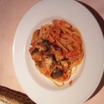 イタリア料理　トラットリア　レガーロ - トマトと茄子のパスタ