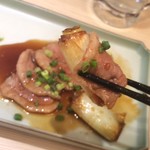 四谷 政吉 - 鴨ねぎでパクッ。う、旨っ。