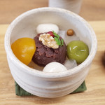 あんみつの深緑堂 - 深緑堂のあんみつ(700円)