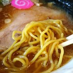 弐代目にぼshin. - 2017.1② 醤油らーめん 麺UP♪