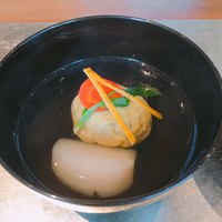 白金台こばやし - 牡蠣真薯のお椀