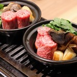 焼肉 うしみつ一門 - 期間限定サーロイン牛のすき焼き