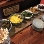 しの原 - サービスコーナーの漬物