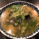 Haruki Chaya - 【2017年09月】しじみラーメン＠980円、提供時。