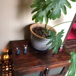 旬菜湯宿 大忠 - 書庫前。