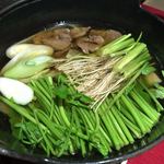 旬菜湯宿 大忠 - せり鍋。