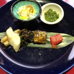 旬菜湯宿 大忠 - 朝の前菜。
