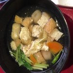 旬菜湯宿 大忠 - こづゆ。宮城のお吸い物。