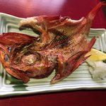 旬菜湯宿 大忠 - キチジの一夜干し。