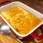 イタリアンバール ミーオ - 「ナスとモッツァレラチーズのふんわり玉子グラタン」。