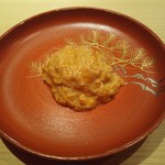 鮨 さかい - ぼたん海老と馬糞雲丹