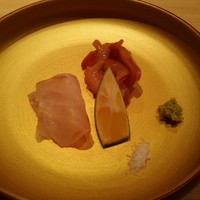 鮨 さかい - 真鯛と赤貝