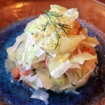 ラ･マンチーナ - 本鱒・白瓜・新玉葱のタルタル