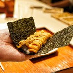 富小路 やま岸 - 由良と松浦の雲丹