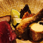 銀座 しのはら - 2017/11月（子持ち鮎）