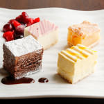 洋風串焼 Dining&Bar さんせっと - アイスやプチケーキもそれぞれ３種類から選べます