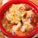 shrimp and camembert