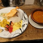 ララカレーハママツ - デビルチキンカレー プレート