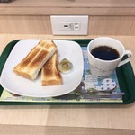 モスバーガー - 朝モス トーストとコーヒー330円