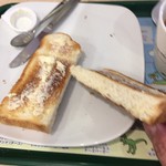 モスバーガー - トースト 厚み