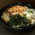 名代 富士そば - ピリ辛鶏ねぎ蕎麦